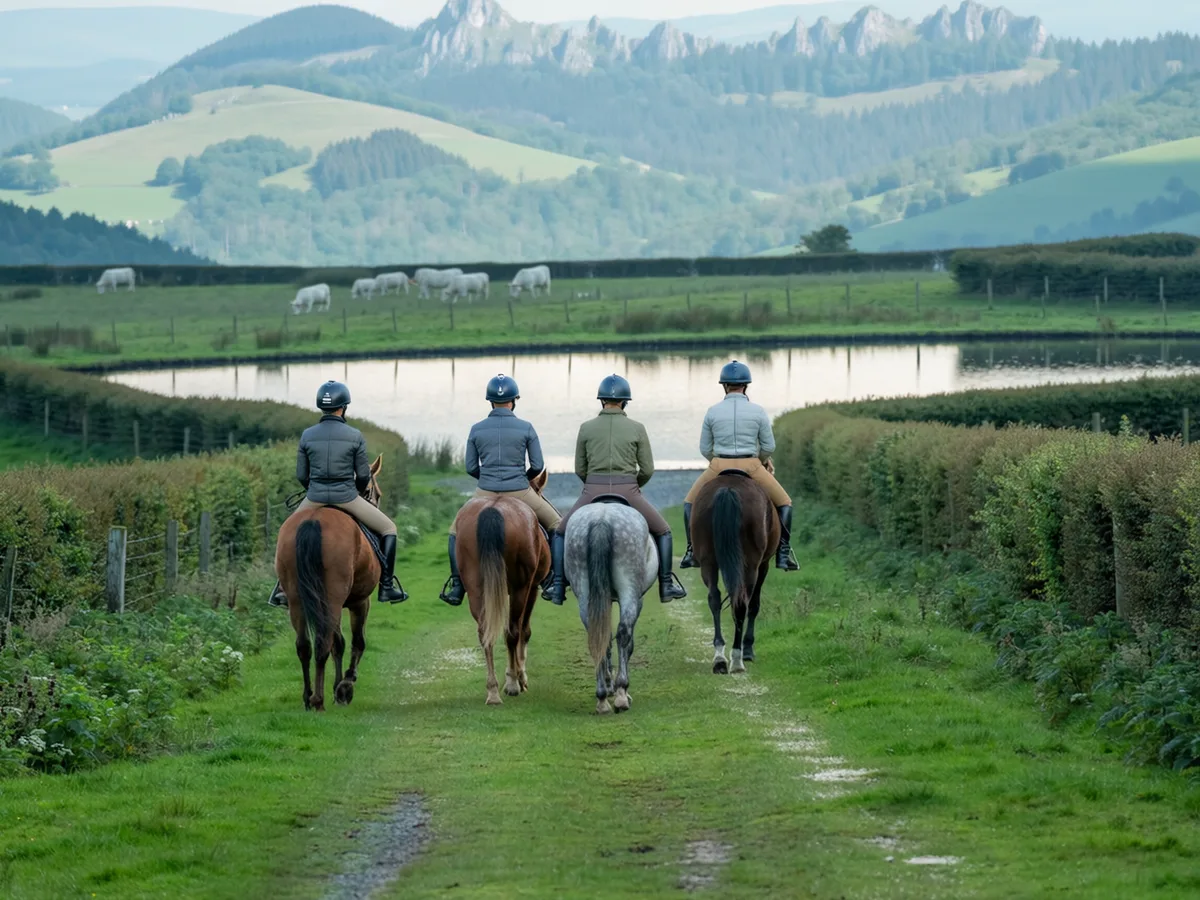 Balade à cheval en Isère, autour de Vienne